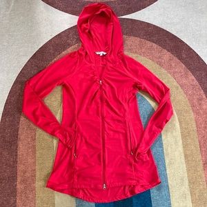 New without tag never worn Athleta Pacifica Baja UPF jacket in red medium